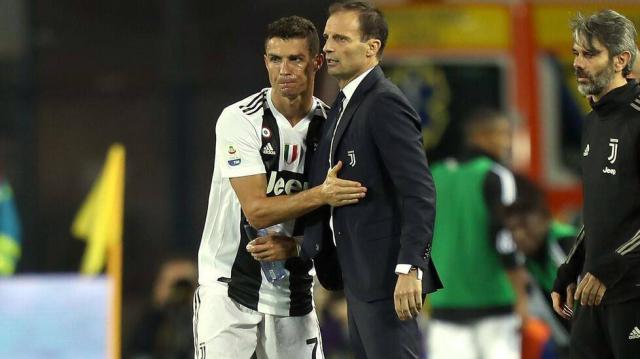 爱游戏登录入口-阿莱格里确认C罗留队 葡萄牙巨星的尤文第4季来了